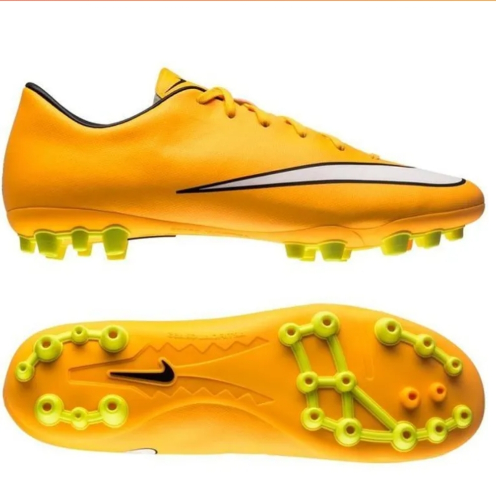 Nike Mercurial Victory V AG Laser Orange/ Yellow/White/Black/Volt Size 4.5